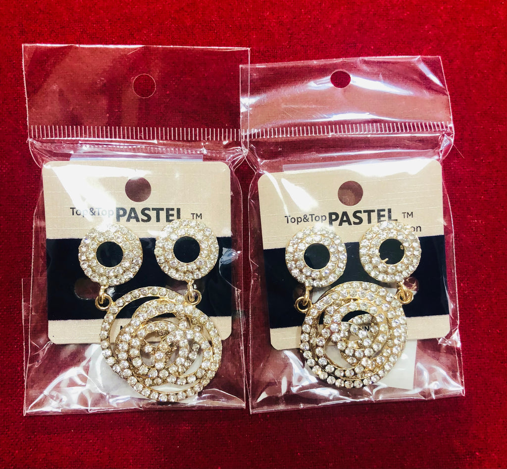 New arrival clip on earrings Gold