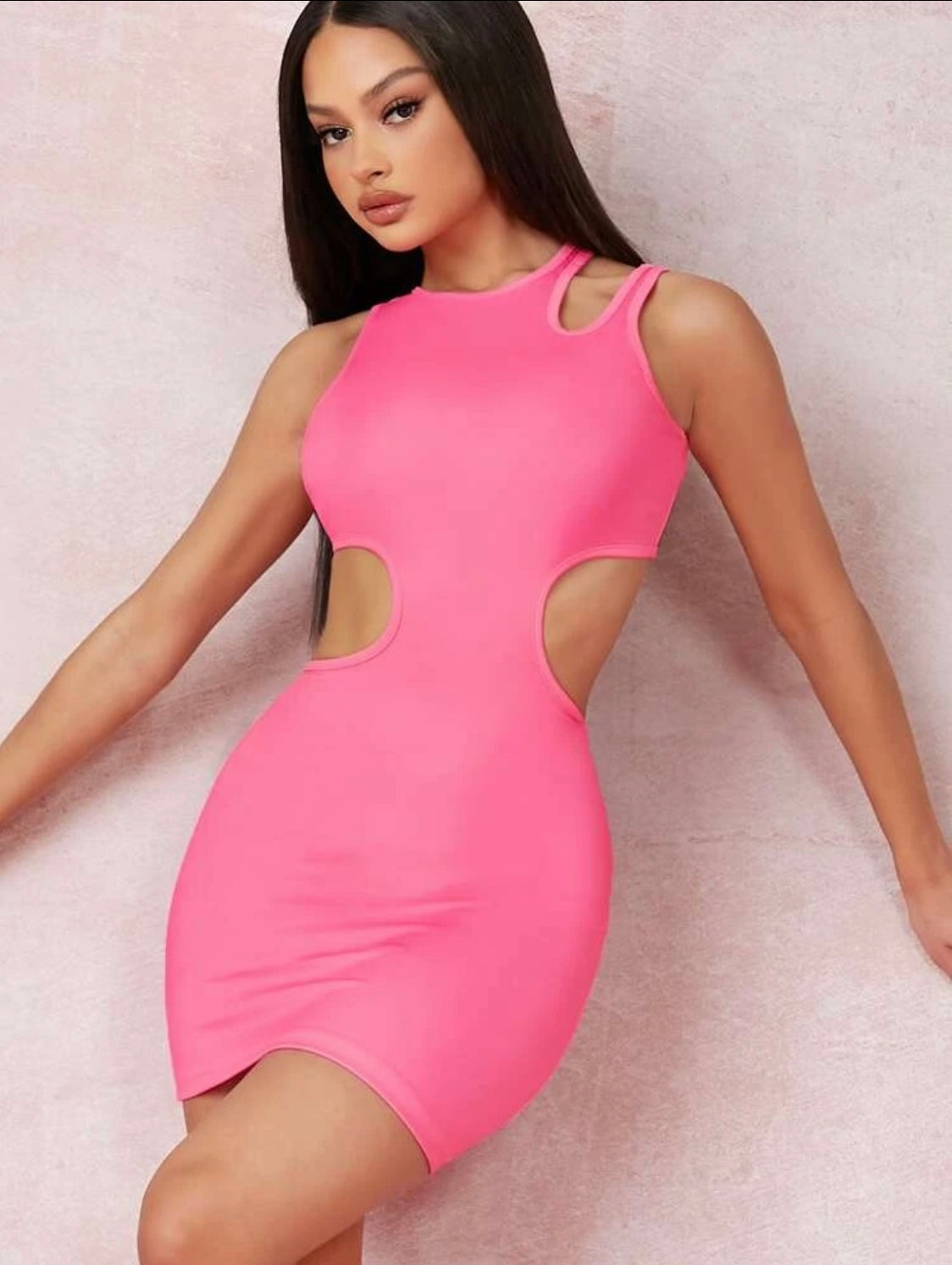 Pink bunny dress